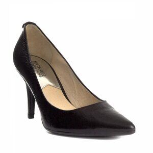 NEW Michael Kors Women MK Flex Leather Pointy Stiletto Heel Dress Pumps